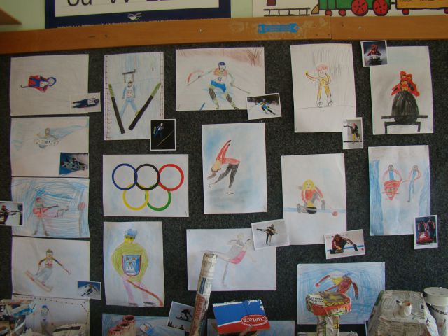 Slikali smo športnike na olimpijskih igrah (slikanje po fotografijah)