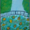 Slikanje po sliki - Monet: bridge over a pool of water lilies