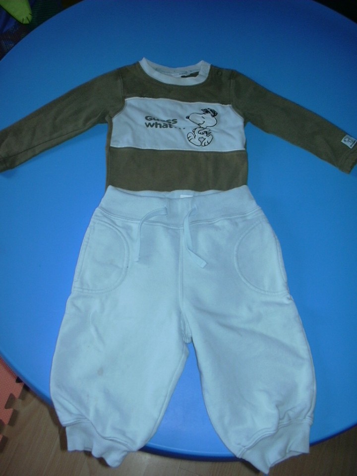 bodi in trenerkica H&M št.80 (mali flekec)... skupaj 4,5eur