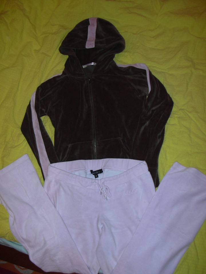 FISHBONE trenerka št.S (roza in olivnozelene barve)...8,5eur