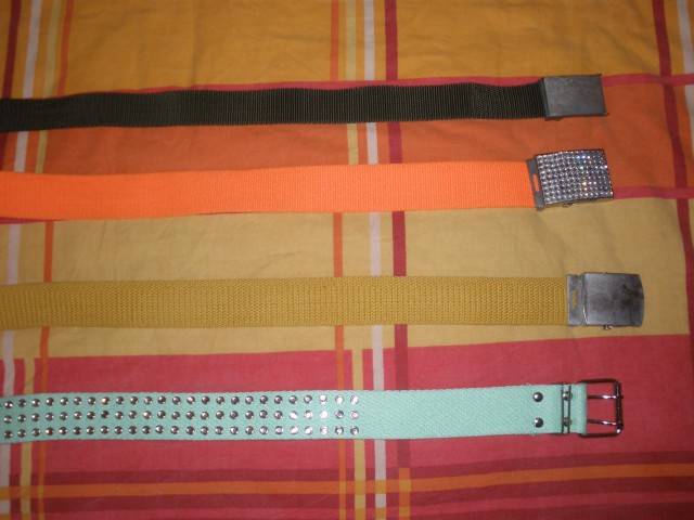 Pasovi...vsak po 1,5eur (oranžen in zelen REZ)