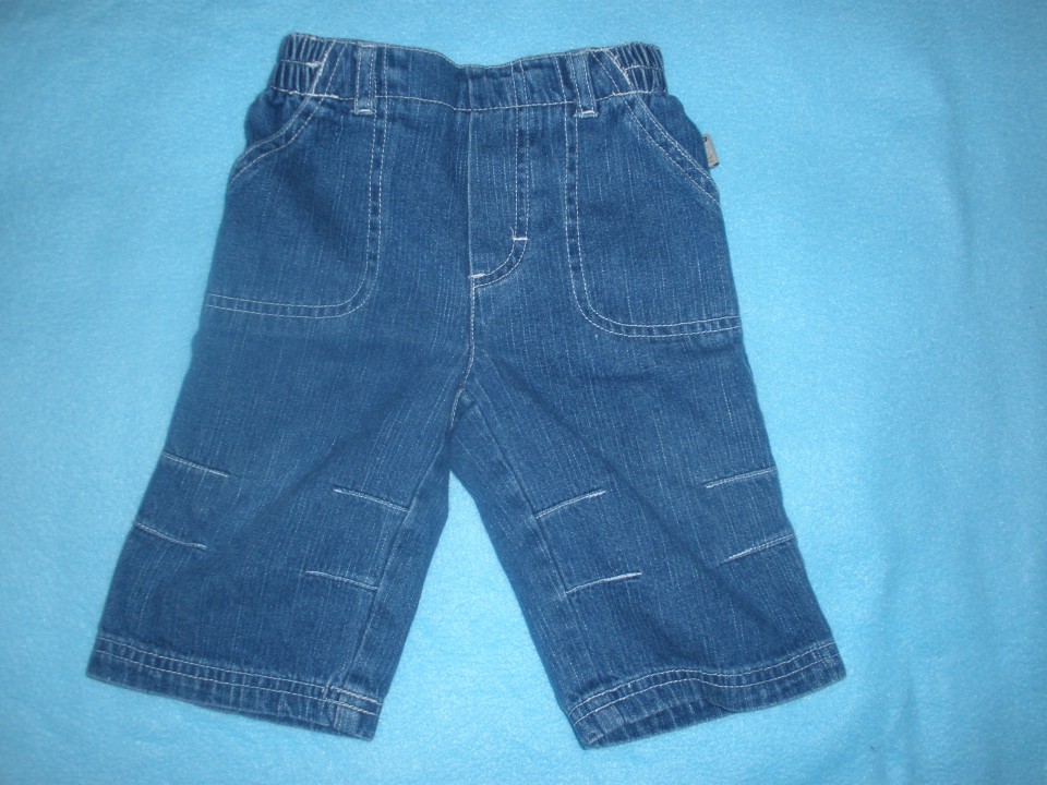 tanjše jeans hlače čez koleno št 86...4eur