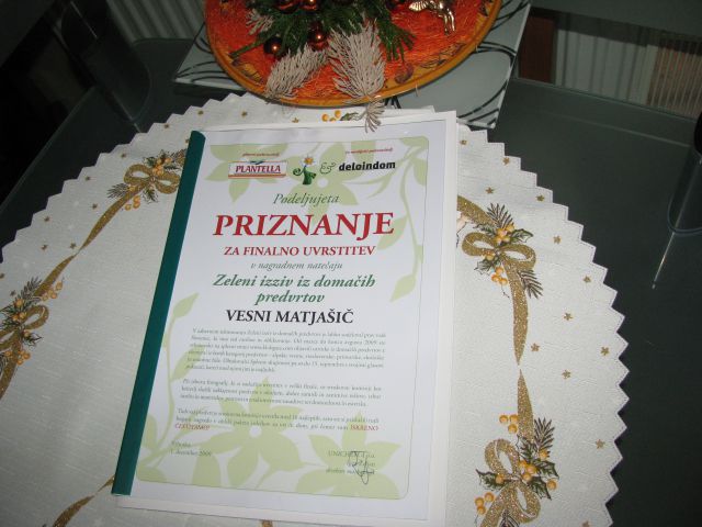 Priznanje 2009