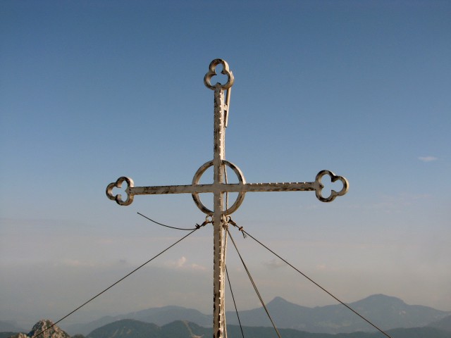 Kovinski križ na Brani.