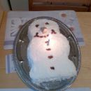torta snežak za Leo