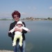 z babico ob Ptujskem jezeru