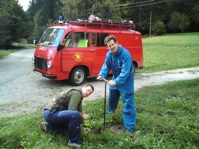 Družaben dan z gasilci, oktober 2009 - foto