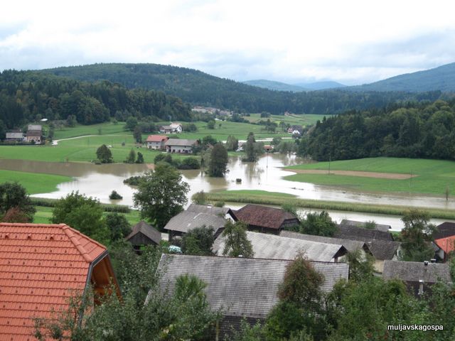 Poplave v KS Muljava (slike bralcev),  - foto