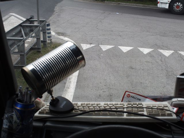 Wifi v kamionu - foto