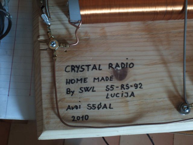 Crystal radio - foto
