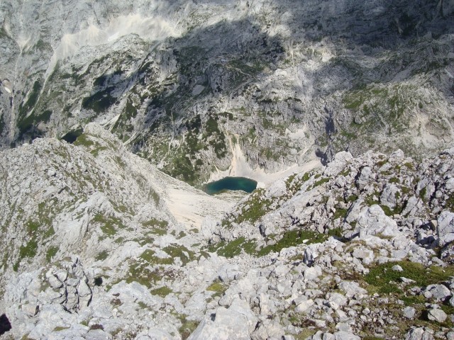 Spodnje Krisko jezero z vrha