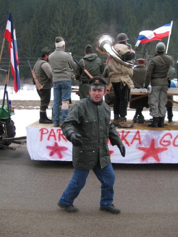 VUZENICA, pust- PARTIZANI, 22.2.2009 - foto povečava