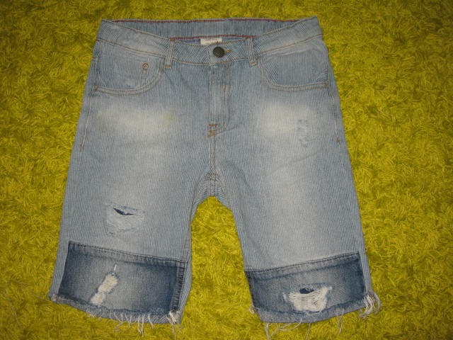 Zara frajerske jeans kratke hlače let.146/152, cena: 8eur