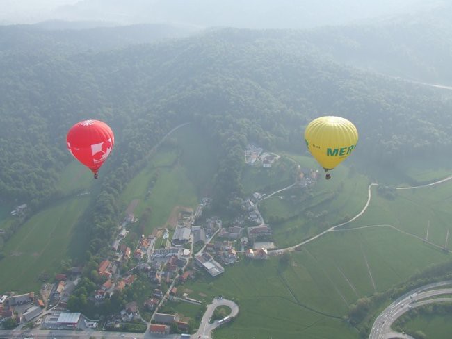 Polet z balonom - foto povečava