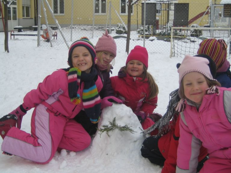 Zimske radosti 1. triada (jan 2010) - foto povečava