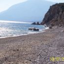 Ena od divjih plaž na Samosu.