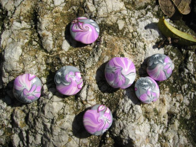 Fimo perle (polymer clay beads) - foto