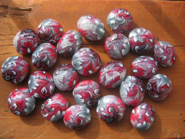 Fimo perle (polymer clay beads) - foto