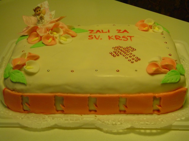 Višnjevo - čokoladna krstna torta