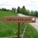 smerokaz za Oglarsko pot
