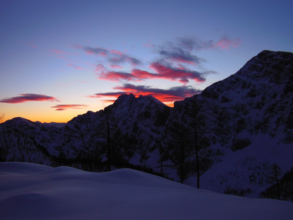 Triglav  24.1.2018 - foto povečava