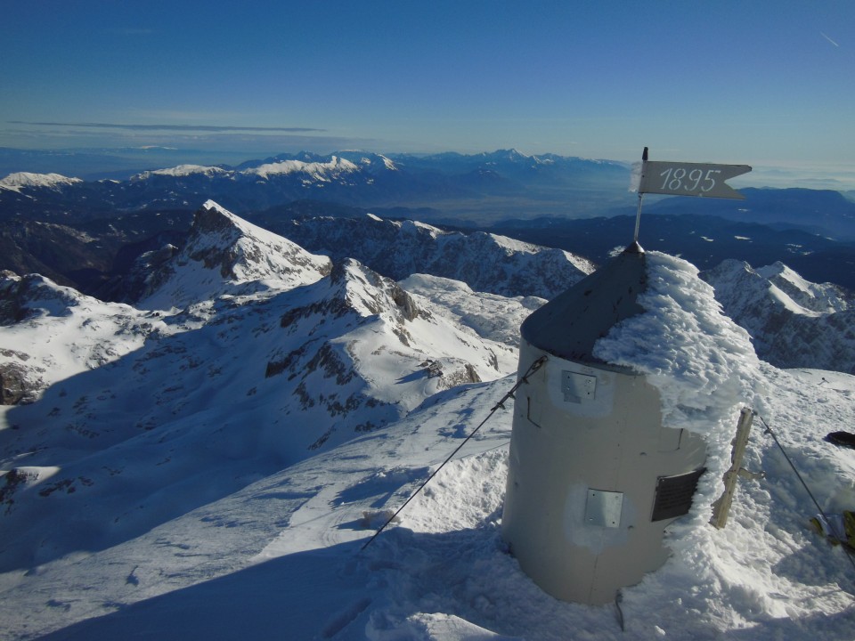 Triglav  24.1.2018 - foto povečava