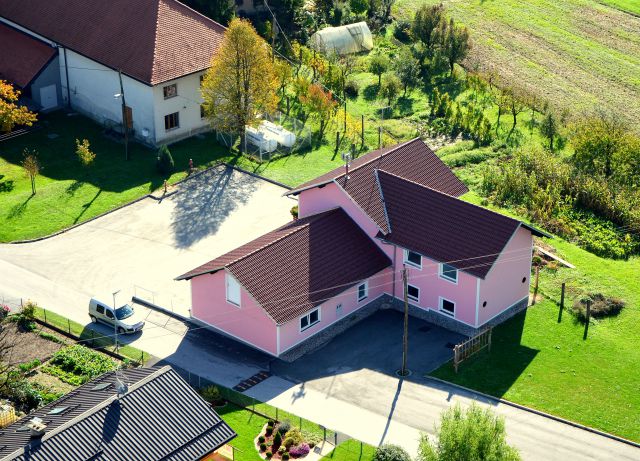 Gasilski dom iz zraka - foto