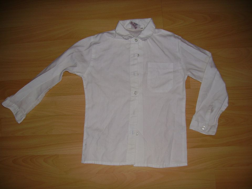 srajčja v 116 cena 2 eur - fantovska - bela