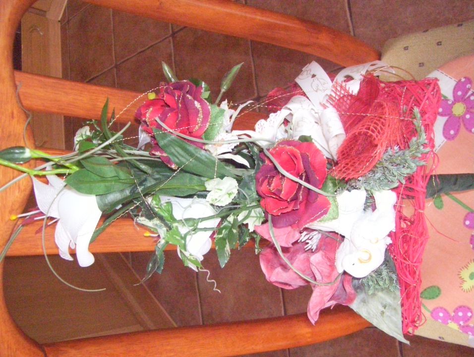 Unikat šopki iz kvačkanih rož - foto povečava