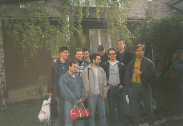 Studenti 2 godine veterinarskog fakulteta u Zagrebu, proljeće 1991.E