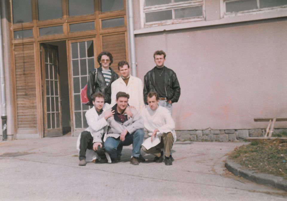 studenti 2 godine veterinarskog fakulteta u Zagrebu, proljeće 1991.h