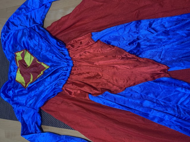 Pustni kostum superman 140 - foto