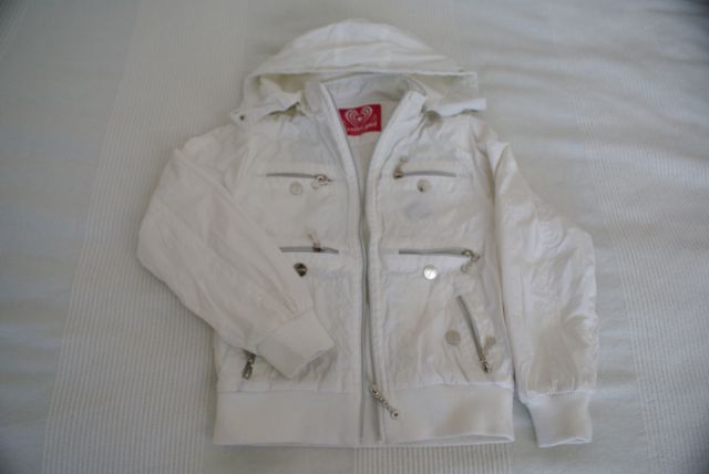 Dekliška jakna podložena s flisom št.134, 17€