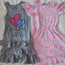 2x poletna obleka 122-128...8 eur