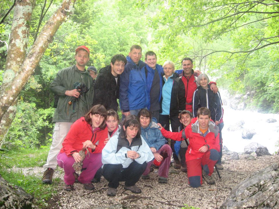 Pohodniška skupina v Kranjski Gori 2012 - foto povečava