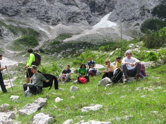 Pohodniška skupina v Kranjski Gori 2012 - foto