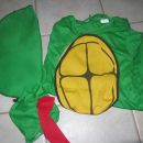 pustni kostum, ninja želva, št.11-14 let (manjši)