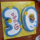 torta za 30. rojstni dan
