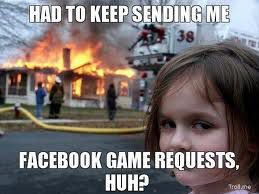 No game requests on Facebook - foto povečava
