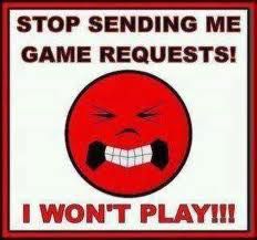 No game requests on Facebook - foto povečava