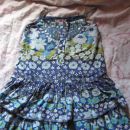 modra obleka na naramnice Marks&Spencer št.104/110, 3,5€