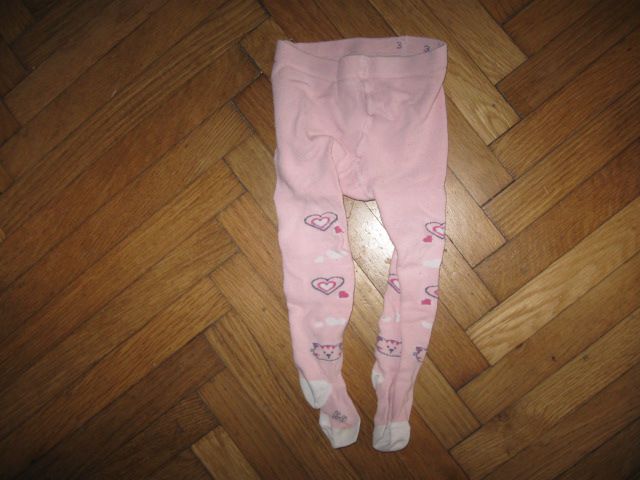 roza hlačne nogavice z muco Impidimpi, vel.86/92, 1€
