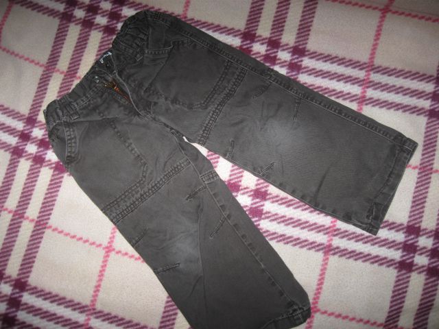 Podložene umazano rjave zimske hlače CA, št.104