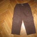 podložene rjave športne hlače Premaman vel.98, 3€