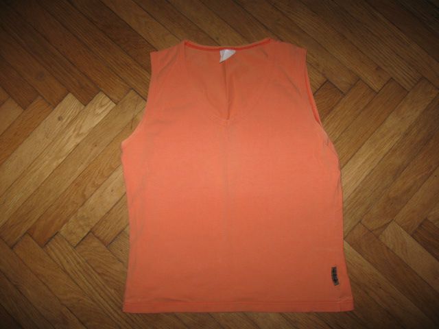 Oranžna majica brez rokavov Princesa, vel.L, 1,5€