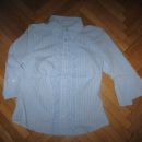 modra bluza s 3/4 rokavi Adessa št.40, 3€