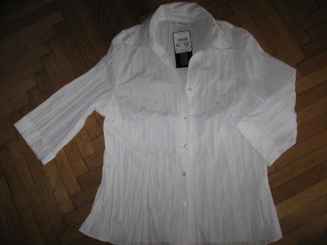 Bluza s 3/4 rokavi z vezenino Jessica, št.46, 7€