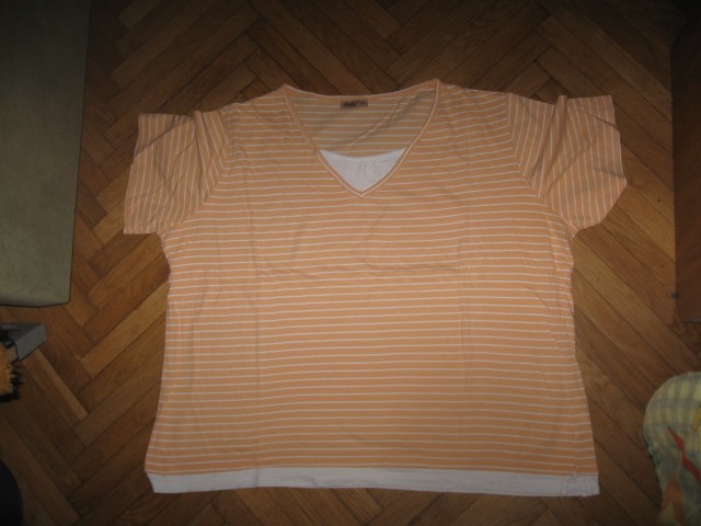 Majica dvoslojnega videza Okay vel.50/52 (vel.XXXL), 3€