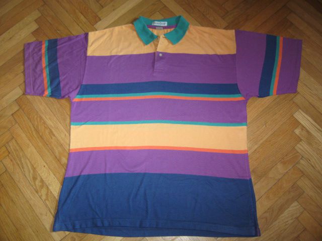 črtasta polo majica Steeple Chase vel.XL, 1,5€