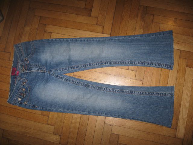 Strech jeans hlače RVRS reverso, vel.140/146, 4€